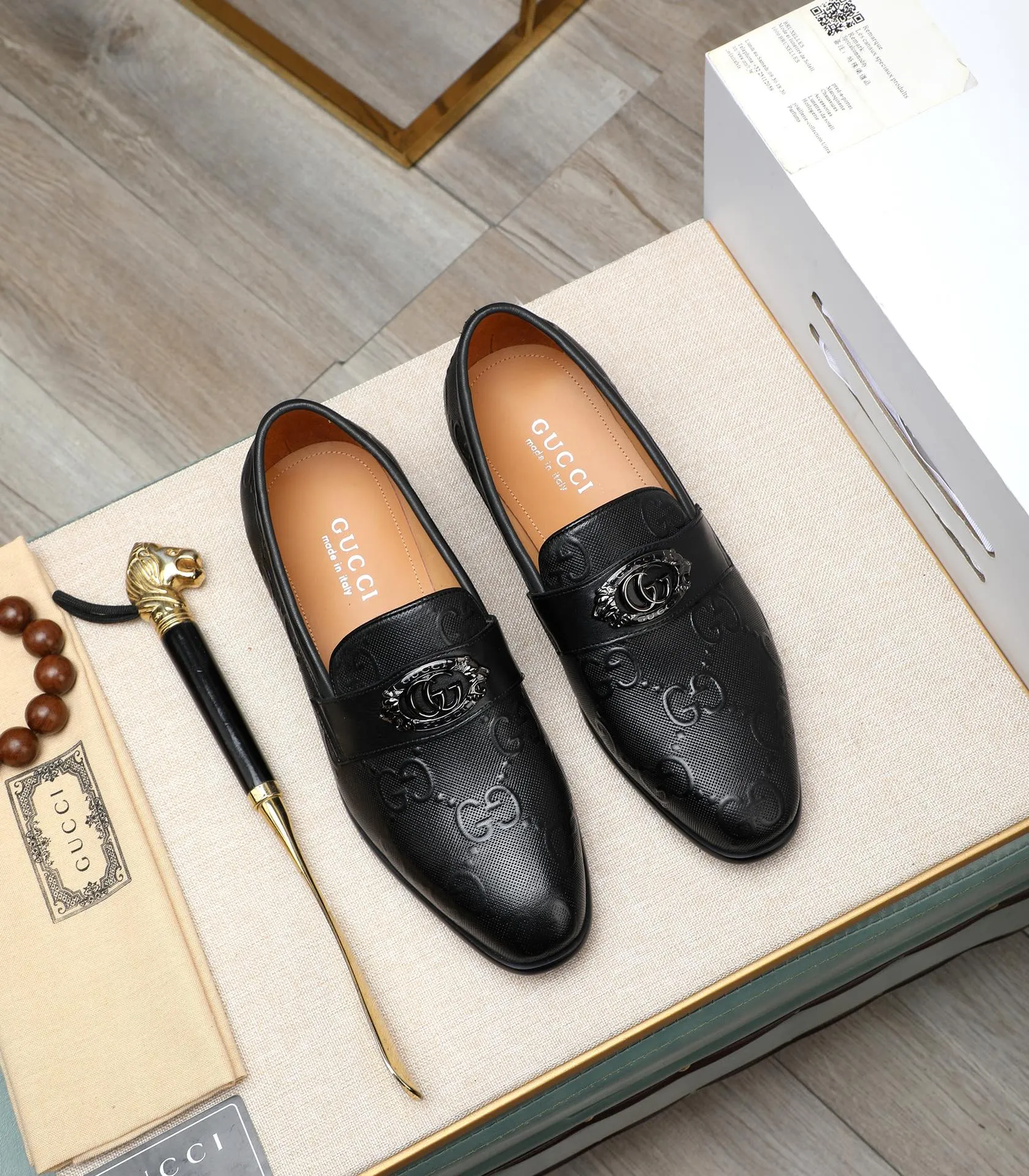 Men's shoes 💰500 📛📛 Original version (water-dyed cow lining) GUCCI official website formal shoes 🌀 Italian 🇮🇹 imported cowhide ➕ top imported water-dyed cowhide lining 💋 fine handmade original bottom, the real thing looks better when photographed in person Standard size 38-44 (45 46 customized)
